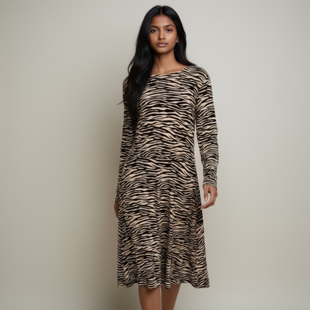 Loft ladies animal print dress size 12. Excellent condition.